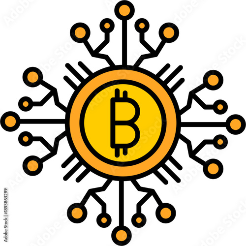 Bitcoin Network Icon