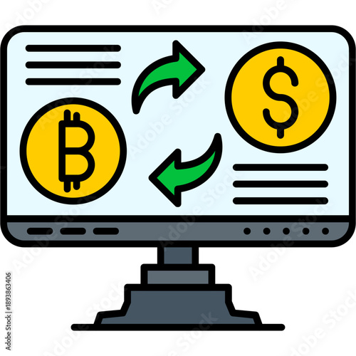 Bitcoin Exchange Icon