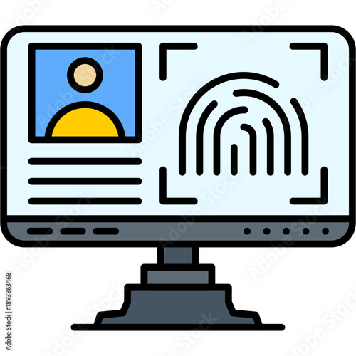 Biometric Identification Icon