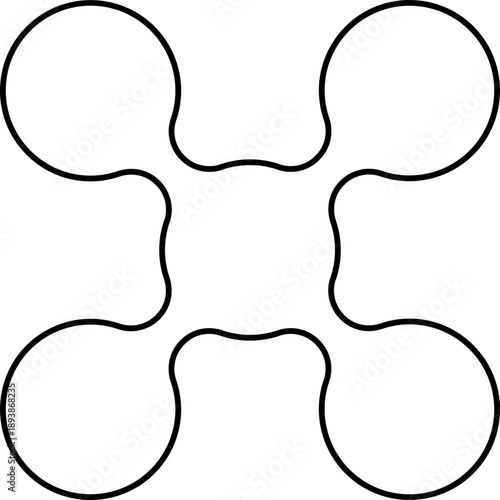 Single outlined hollow circle presented as a minimal geometric module.