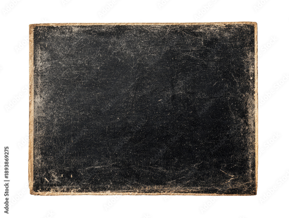Fototapeta premium Rectangular, aged, dark-toned surface with texture. Distressed, photographic print or antique book cover. Edges framed