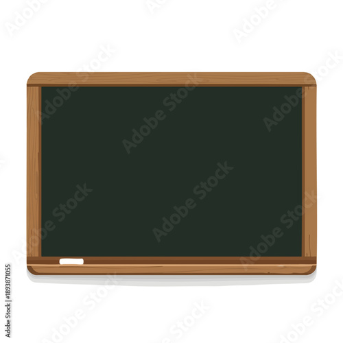 Empty Blackboard in a Wooden Frame