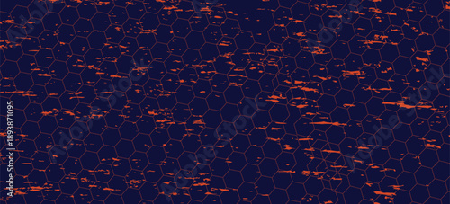 Abstract speed lines style orange color halftone banner design template. Vector illustration.