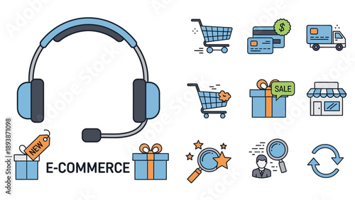 Ecommerce headset for customer support.