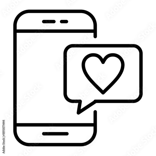 Mobile Message Simple Vector Icon Collection 