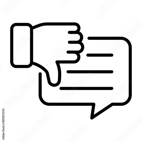 Comment Review Simple Vector Icon Collection 