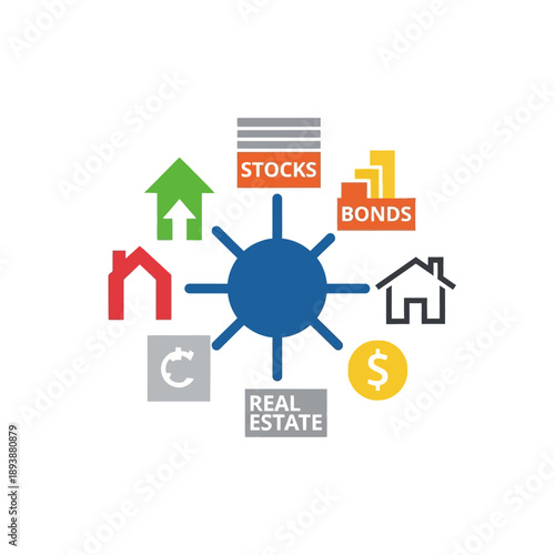 Financial Investment Money Concept Icon.