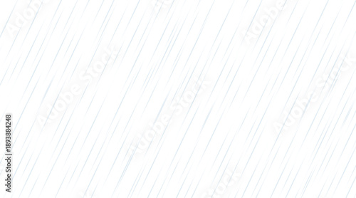 Tableau sur toile Light blue rain dropping storm effect png isolated on transparent background