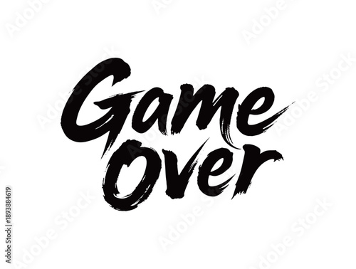 Game Over Handwriting
