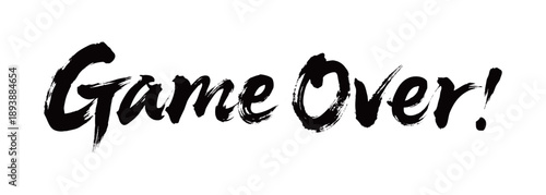 Game Over Handwriting
