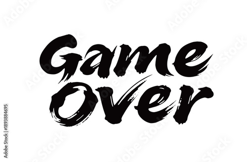 Game Over Handwriting
