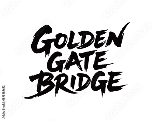 GOLDEN GATE BRIDGEHandwriting
