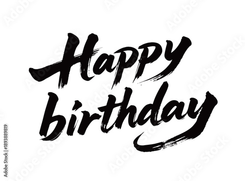Happy birthday Handwriting
