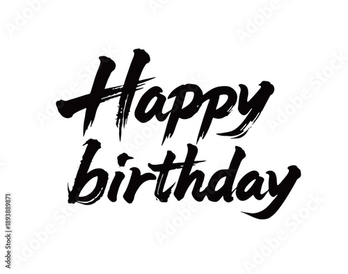 Happy birthday Handwriting
