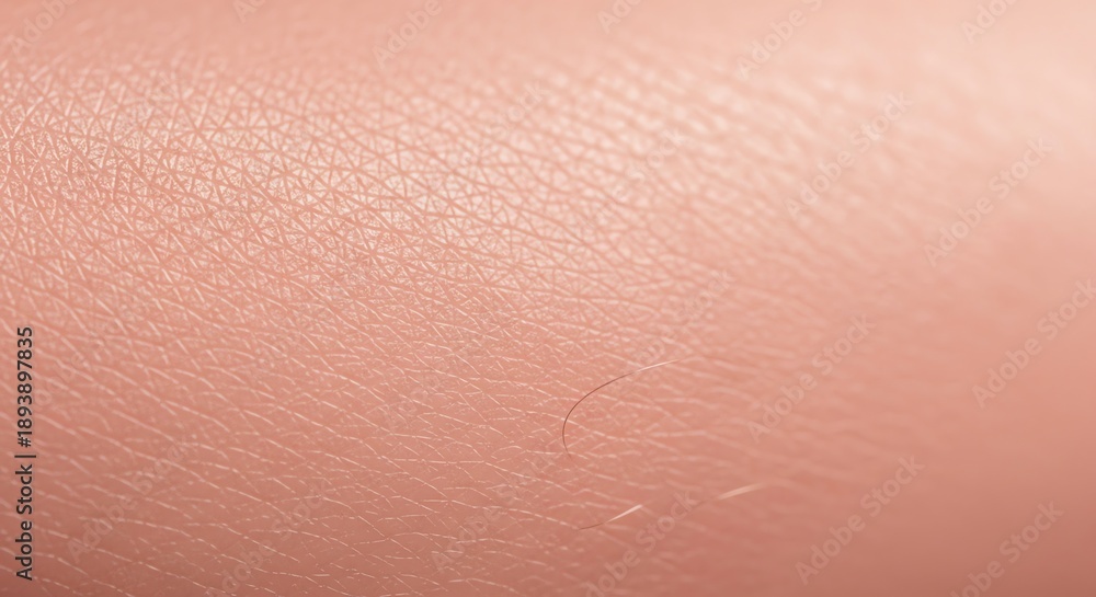 Fototapeta premium Skin texture closeup with hair