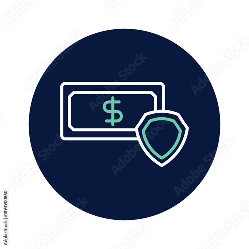 Secure Money vector, pixel perfect, illustrator file 
