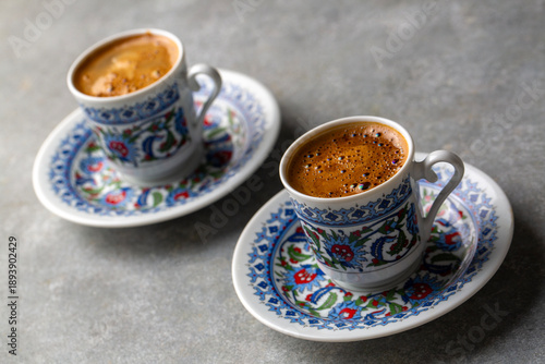 A cup of Turkish coffee or ...