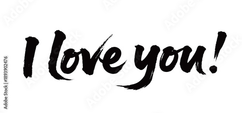 I love you Handwriting
