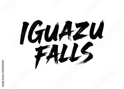 IGUAZU FALLS Handwriting
