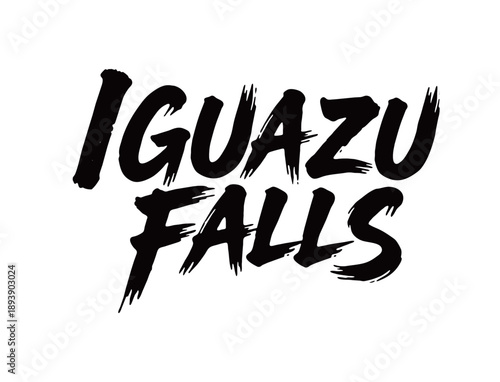IGUAZU FALLS Handwriting
