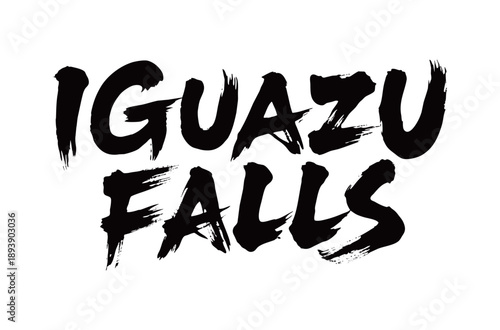 IGUAZU FALLS Handwriting
