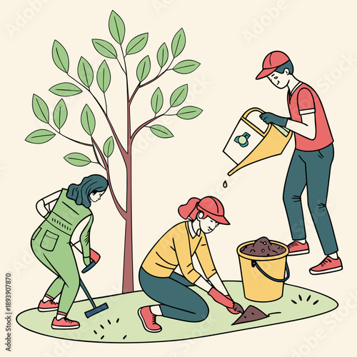 A minimalist composition featuring a partial view of a light green shape outlined in black against a pale background