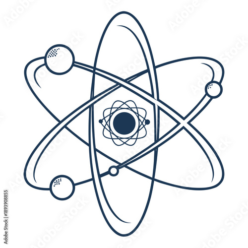 Illustration of an atom
