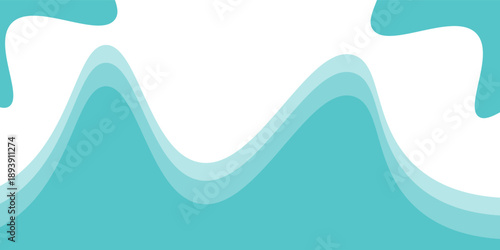  Refreshing shimmering water abstract background frame vector illustration material1