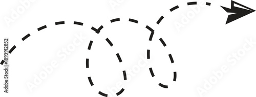 Paper plane vector icon set. Origami paper airplane illustration isolated outline Paper plane with dotted line, Origami paper airplane, Travel symbol