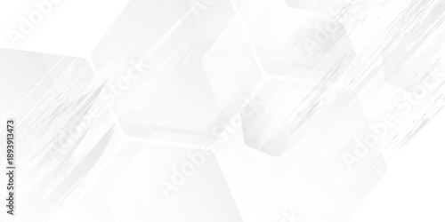 hexagon white geometric background with diamond and triangle shapes layered pattern design