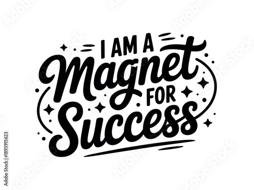 A motivational quote about success and positivity