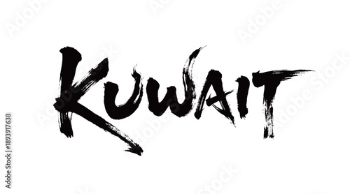 KUWAIT Handwriting
