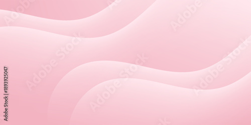 Soft Pastel Pink Abstract Wave Background with Smooth Curves