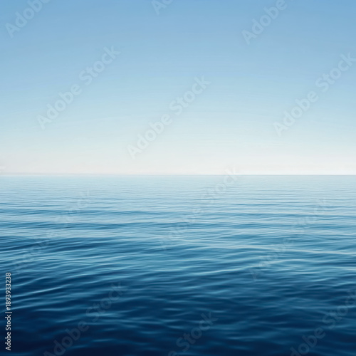 Blue Ocean Water Surface