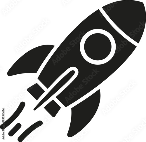 space rocket vector illustration