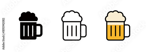 ビールやお酒のアイコン