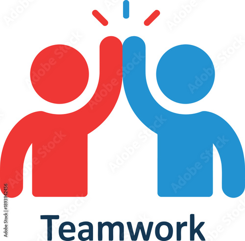 Teamwork high five symbolizing partnership and collaboration