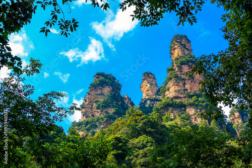 Fotografija Landscape of Zhangjiajie national forest park
