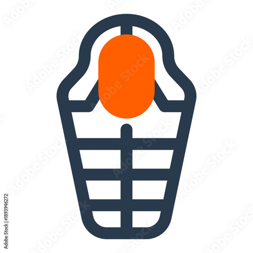 Egyptian sarcophagus ancient burial coffin