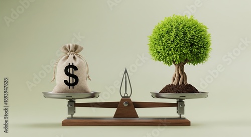 Balance Between Financial Growth and Environmental Sustainability in Business Decisions