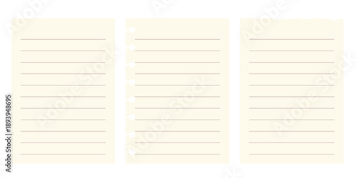 シンプルなメモ用紙【アウトラインなし】