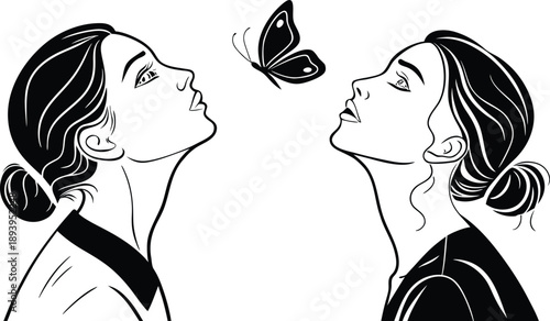 Shared Wonder Women and Butterfly