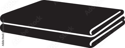 Hunting Tarp Folded Black Silhouette Icon