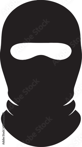 Hunting Face Mask Balaclava Silhouette Icon