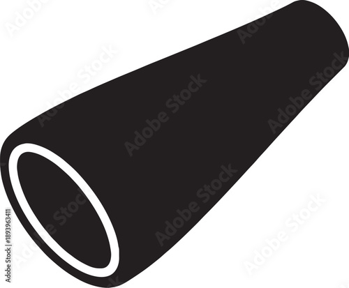 Electrical Cable Strain Relief Boot Black Silhouette Icon