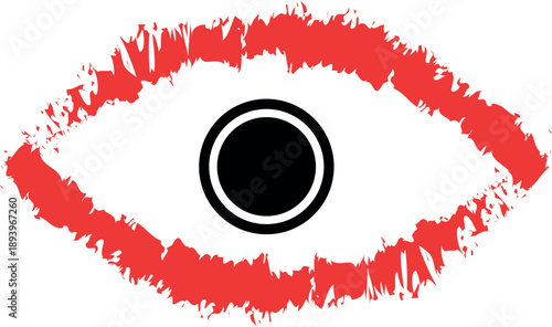 High-Quality Eye Vector Illustrations: Eyesight Symbols, Retina Scan Icons, Eye Silhouettes, and Minimalist Eye Design Collection – Perfect Stock Vector