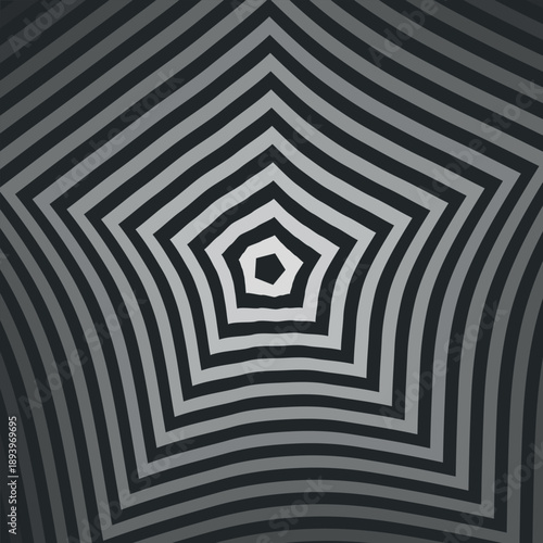 Swirl hypnotic black and white wave pattern. Monochrome abstract background. Vector flat geometric illustration.Template design for banner, website, template, leaflet, brochure, poster.