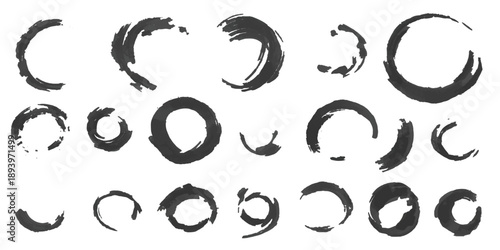 Black silhouette set of zodiac signs featuring a Leo animal symbol and numbers in a decorative vector art pattern design