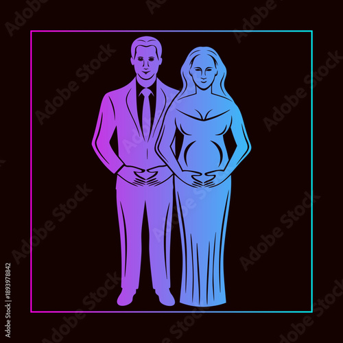 Couple Expecting Baby Art