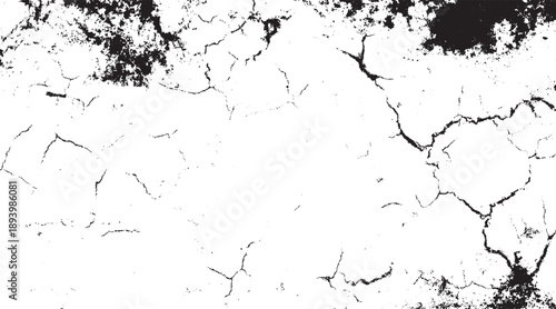 Sketch crack texture. Ground cracks, breaks on land surface from earthquake. old wall background crack vector. Cracks on transparent background. Cracks texture for design.